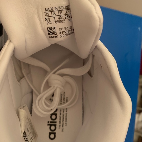 🆕 Adidas Promodel metal toe sneakers black 8.5 - Picture 4 of 6